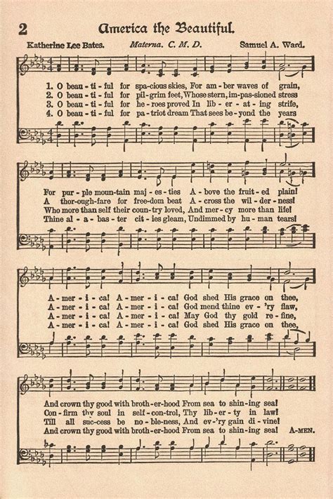 Free Printable Hymn Sheet Music