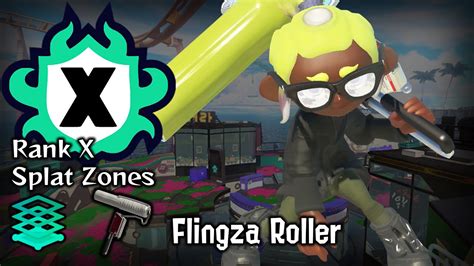 Flingza Roller in Rank X Splat Zones ヴァリアブルローラー ガチエリア Xマッチ スプラトゥーン3