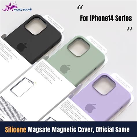 Capa De Silicone Líquido Magsafe Oficial Mesma Parágrafo Para iPhone 14