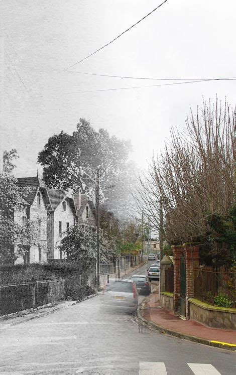 La Rue Alfred De Musset Ermont Hier Et Aujourd Hui Photimages D