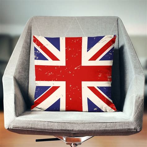 Union Jack Pillow Union Jack Throw Pillow Union Jack Décor Etsy