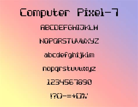 25 Free Pixel Perfect Fonts For 8 Bit Designs Idevie