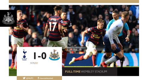 Newcastle United Fc On Twitter Full Time Tottenham Hotspur 1