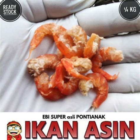 Jual Ebi Kering Udang Tanpa Kulit Gr Shopee Indonesia