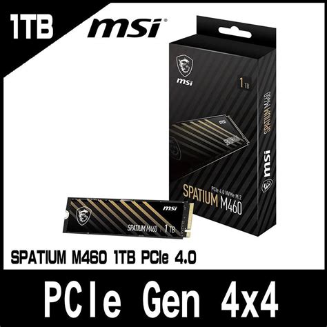 Msi Spatium M Tb Pcie Nvme M Ssd Pchome H