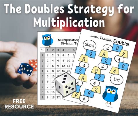 Multiplication Fact Game For Doubles Strategy Math Coachs Corner