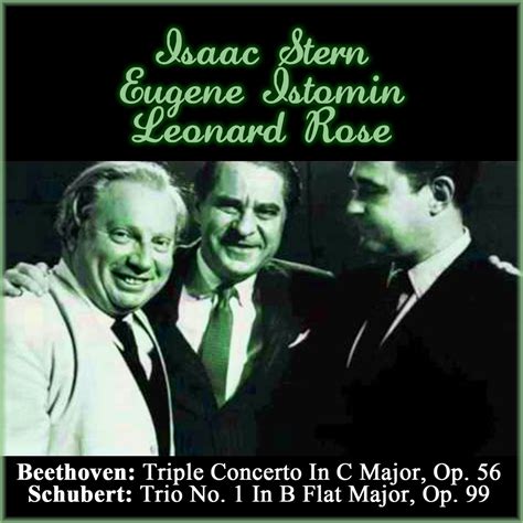 Beethoven Triple Concerto In C Major Op Schubert Trio No