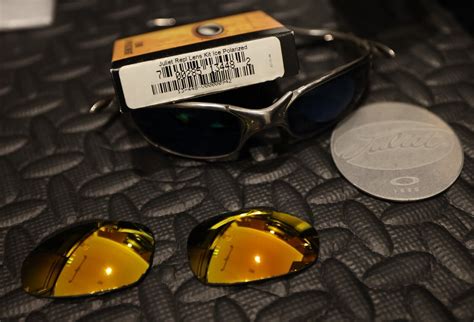 Oakley Juliet Hammer Stems Ice Iridium Fire Iridium P Gem