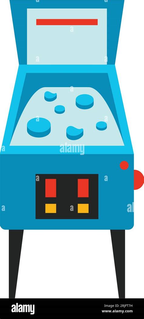 Pinball Machine Vector Icon Stock Vector Image Art Alamy