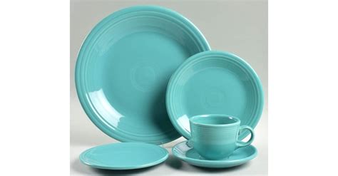 Fiesta Turquoise Intro Piece Place Setting By Homer Laughlin