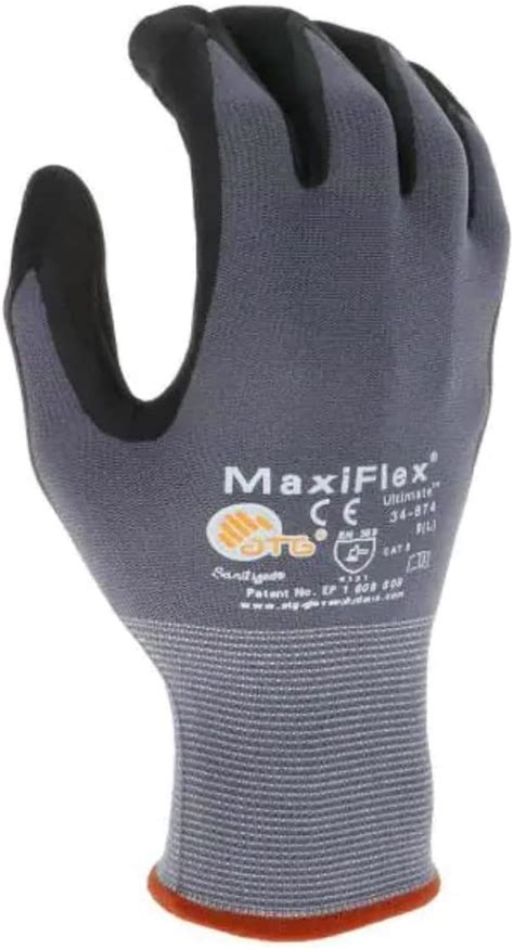 MaxiFlex ATG 34 874 Seamless Knit Nylon Lycra Glove With Nitrile Coated