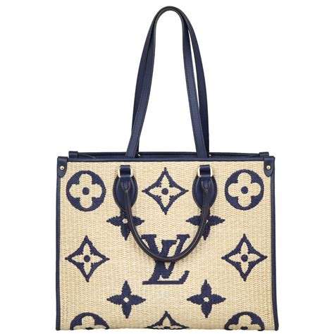 Louis Vuitton OnTheGo MM Monogram Raffia Giant