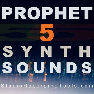 Prophet 5 Vintage Synth Sounds Soundfont Format – StudioRecordingTools.com – Wav Samples, Reason ...