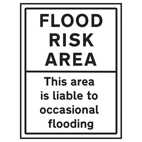 Flood Risk Area / This Area Is Liable To Occasional Flooding | Winter ...