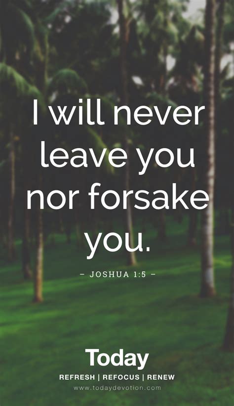 God Will Never Leave You Nor Forsake You Quotes Shortquotes Cc