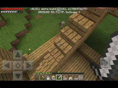 Still Building The House Minecraft Pocket Editon Episode Youtube