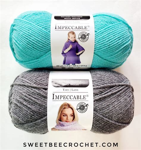 Yarn Review - Loops and Threads Impeccable - Sweet Bee Crochet