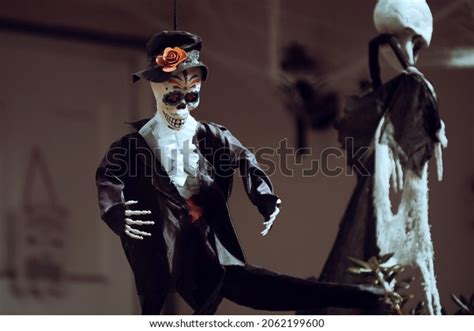 Mexican Skeleton Business Suit Dead Businessman Stock Photo 2062199600