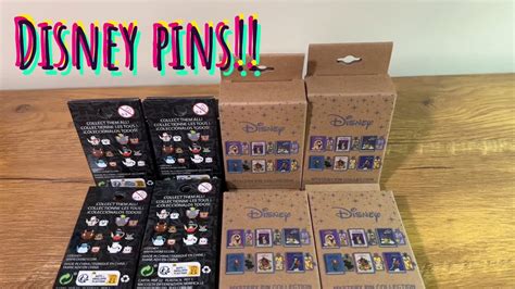 Disney Blind Box Pins Books Tea YouTube