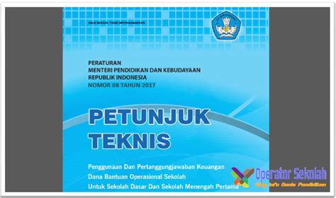 Juknis Bos Terbaru 2018 Sesuai Dengan Permendikbud Ops Sd