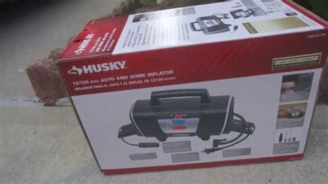 Review Of The Homedepots Husky 12 Volt Auto And 120 Volt Home Inflator