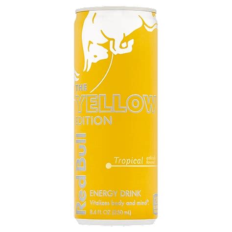 Red Bull The Yellow Edition Tropical Energy Drink 84 Fl Oz