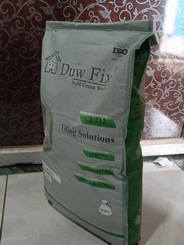 Tile Adhesive Duwfix Tiles Adhesion 20 Kg Bag At Rs 380 Piece In