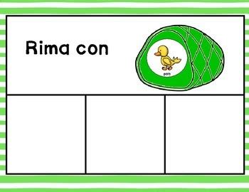 Rimas Spanish Rhyming Activities By Mrs G Dual Language Tpt