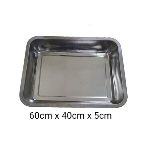 Jual Nampan Stainless 60 X 40 Nampan Baki Stainless Persegi 60cm X