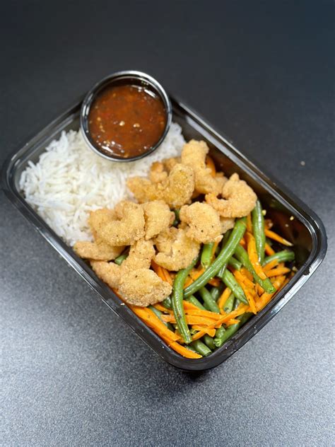 Popcorn Shrimp With Sweet Chili Sauce Large Fresh Flamingo