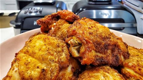 Ninja Foodi Air Fryer Fried Chicken Thighs At Shannon Covington Blog