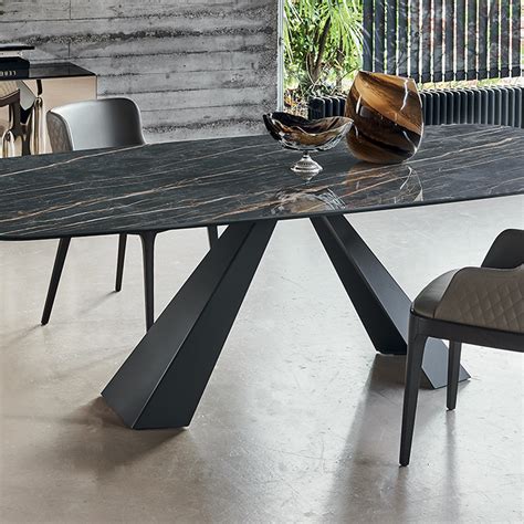 Cattelan Italia Eliot Kermic Dining Table Belvisi Furniture