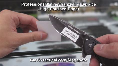 Professional Knife Sharpening Services In Singapore Youtube