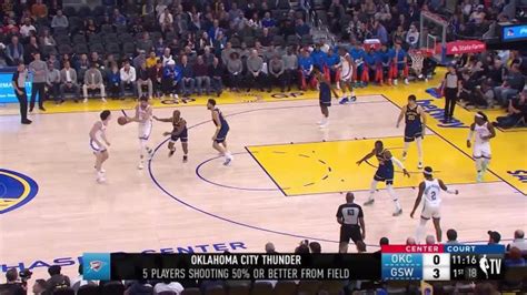 Top Plays From Golden State Warriors Vs Oklahoma City Thunder Yahoo