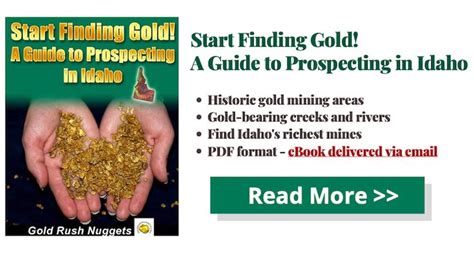 Gold Mining Locations In Idaho