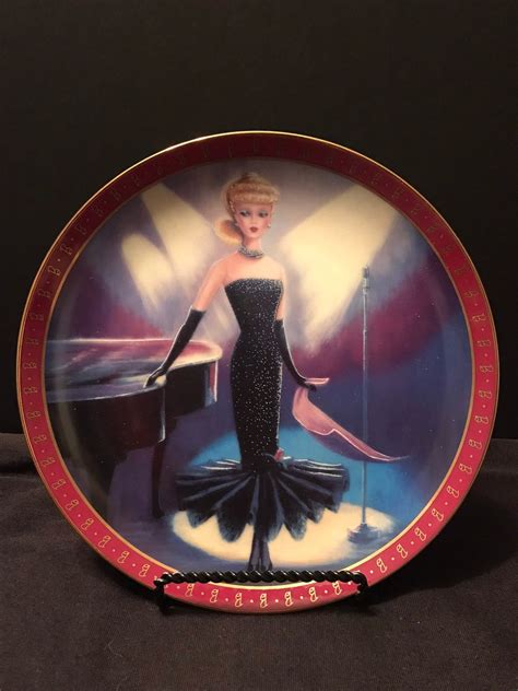 Danbury Mint Barbie Collector Plate 1960 Solo In The Etsy