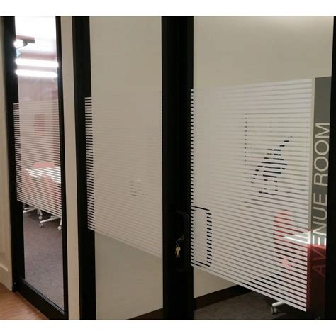 Just Enough Glasswall Privacy In Decorative Window Film Window