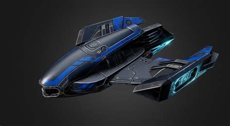 Artstation Shallow Space Medium Corvette Enver Dzekoev Concept