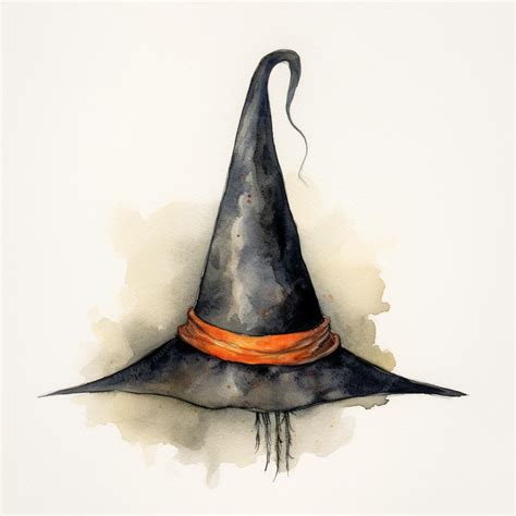 drawing of witch hat 9
