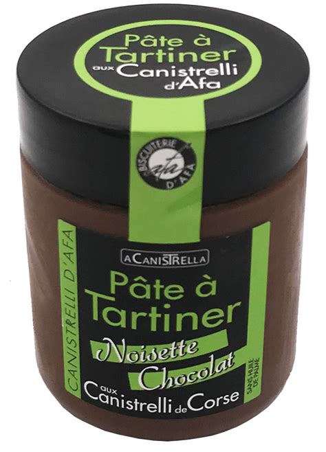 P Te A Tartiner Aux Noisettes Et Chocolat Avec Clats De Canistrelli