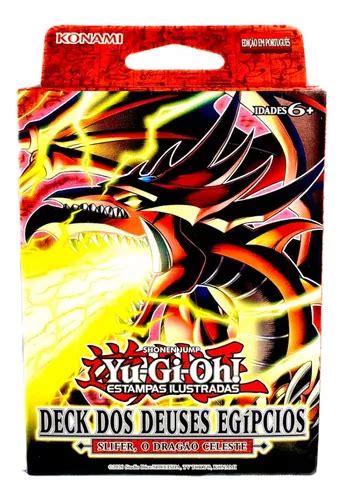 Yu Gi Oh Cartas Deck Estrutural Deuses Egipcios Slifer Parcelamento