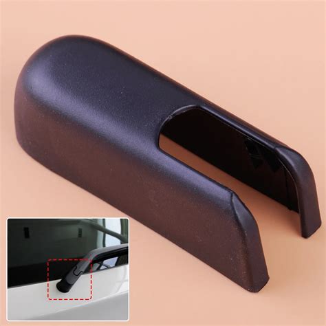 Dwcx New Car Black Plastic Rear Windshield Wiper Arm Nut Cover Cap Fit