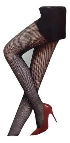 Medias Panty De Red Con Brillos 7 1211 Sexy Strass Palermo