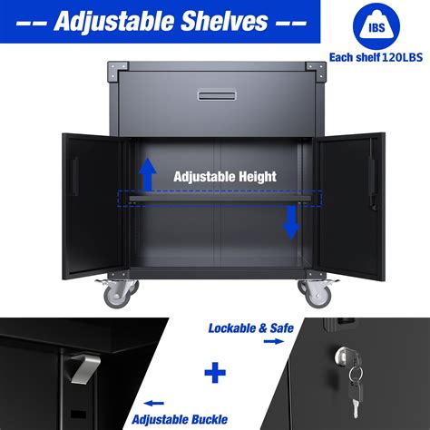 Snapklik Aobabo Metal Storage Cabinet