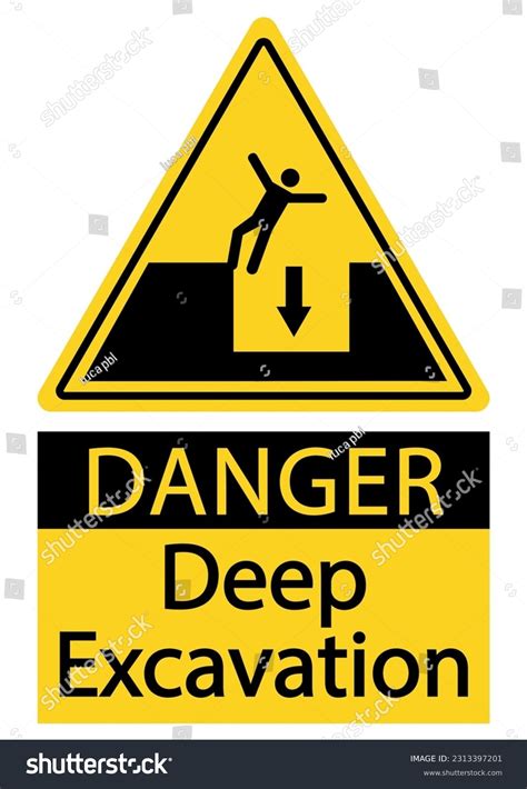 Deep Excavation Sign Royalty-Free Images, Stock Photos & Pictures | Shutterstock