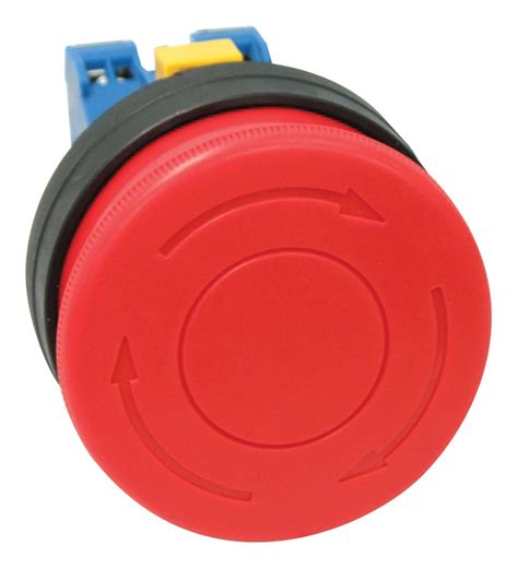 Hw1b V5f20 R Idec Hw Series Red Emergency Stop Push Button 2no 22mm