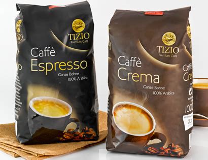 Tizio Caffe ganze Bohne von Aldi Süd