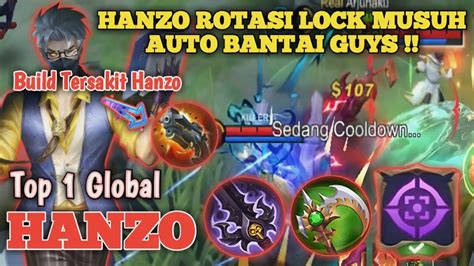 HANZO ROTASI LOCK MUSUH AUTO BANTAI GUYS PAKAI BUILD INI DAMAGENYA