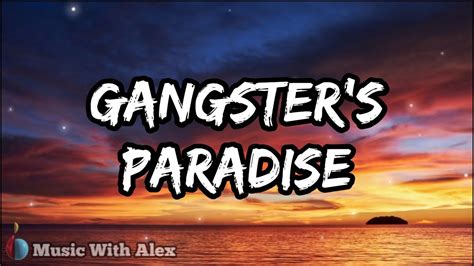 Coolio Gangsters Paradise Lyrics Youtube