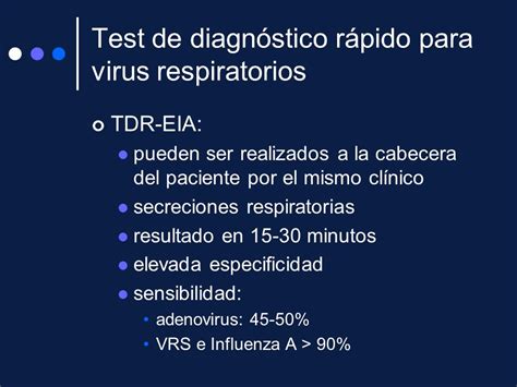 Utilización de los tests de diagnóstico rápido virológico en el